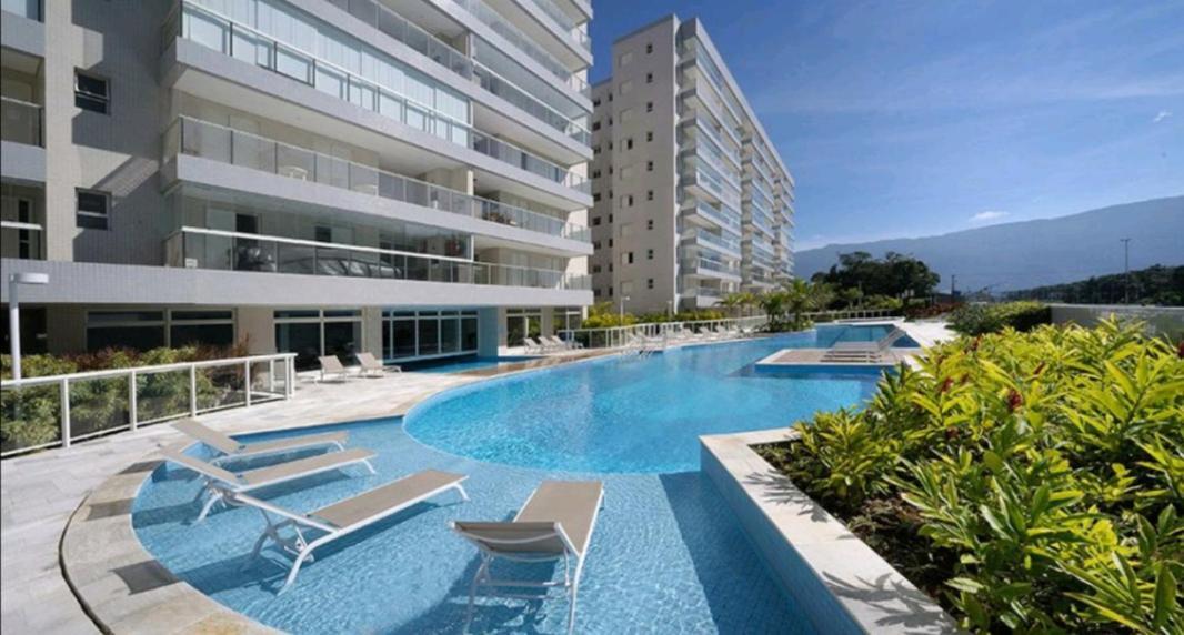 Apartamento Praia Bertioga Frente Mar公寓 外观 照片